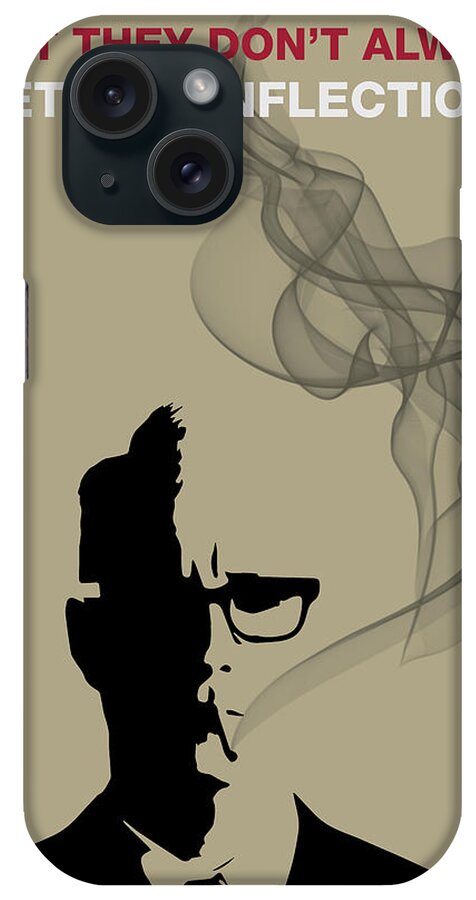 Roger Sterling iPhone Case featuring the painting A Stupid Idea - Mad Men Poster Roger Sterling Quote by Beautify My Walls