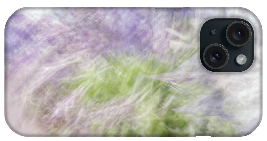 Abstract iPhone Case featuring the photograph A Suggestion of a Flower by Cheryl Day