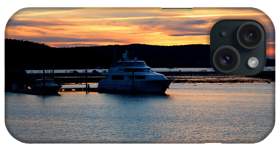 Bar Harbor iPhone Case featuring the photograph A Summer's Eve by Living Color Photography Lorraine Lynch