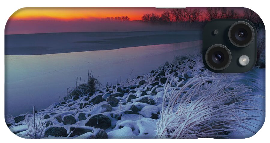 Colorado iPhone Case featuring the photograph A Sunrise Cold by John De Bord