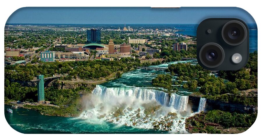Amercian Falls iPhone Case featuring the photograph A View from the Top by Kathi Isserman