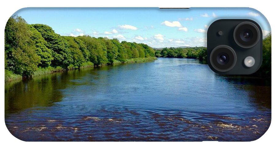 The River Ribble iPhone Case featuring the photograph A View of The River Ribble 2 by Joan-Violet Stretch