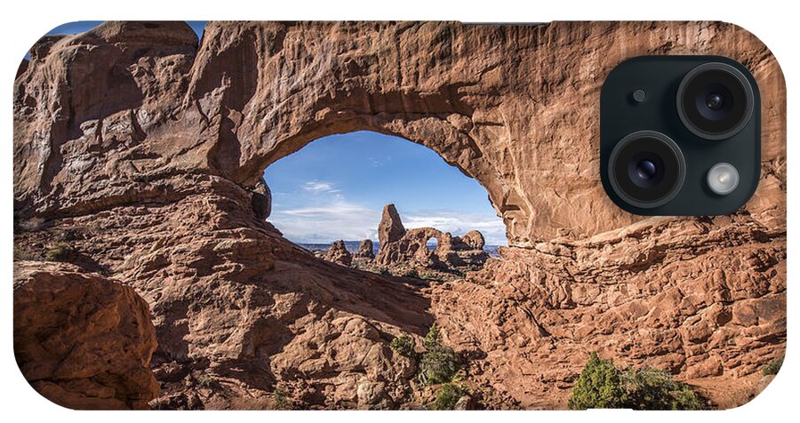 Arches iPhone Case featuring the photograph A Window to More by Jon Glaser