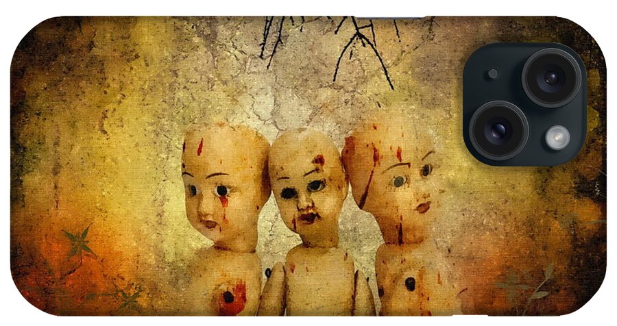 Doll iPhone Case featuring the photograph Abandoned by Andrea Kollo