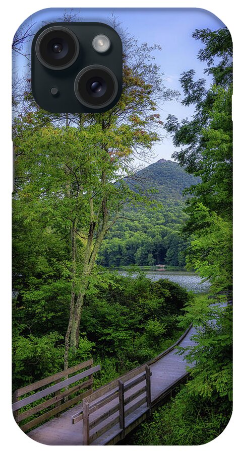 Peaks Of Otter iPhone Case featuring the photograph Abbott Lake trail by Steve Hurt