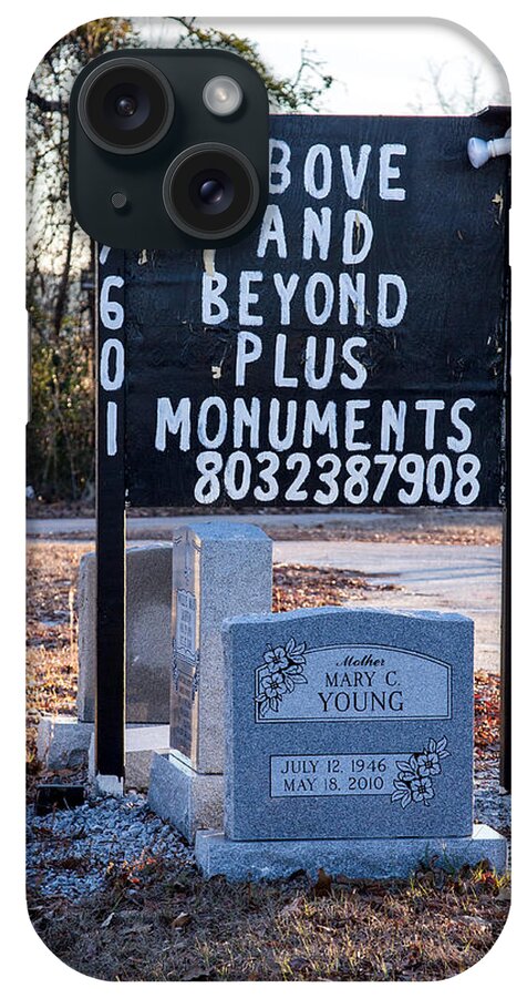 Cemetery iPhone Case featuring the photograph Above and Beyond by Charles Hite