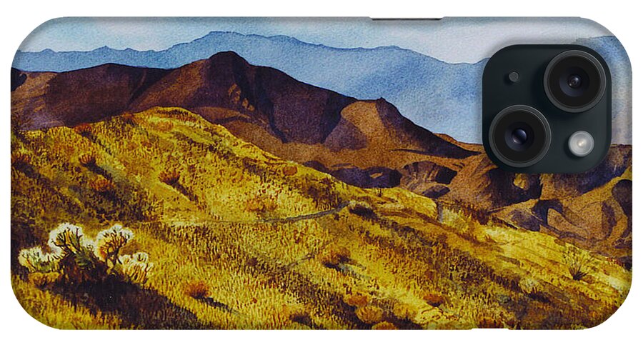 Palm Desert iPhone Case featuring the painting Above the Ritz by Tyler Ryder