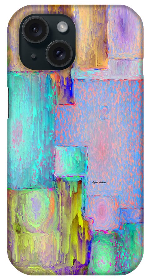 Rafael Salazar iPhone Case featuring the digital art Abstract 01153 by Rafael Salazar