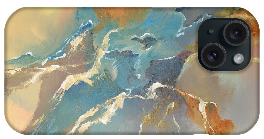 Abstract Art iPhone Case featuring the painting Abstract #04 by Raymond Doward
