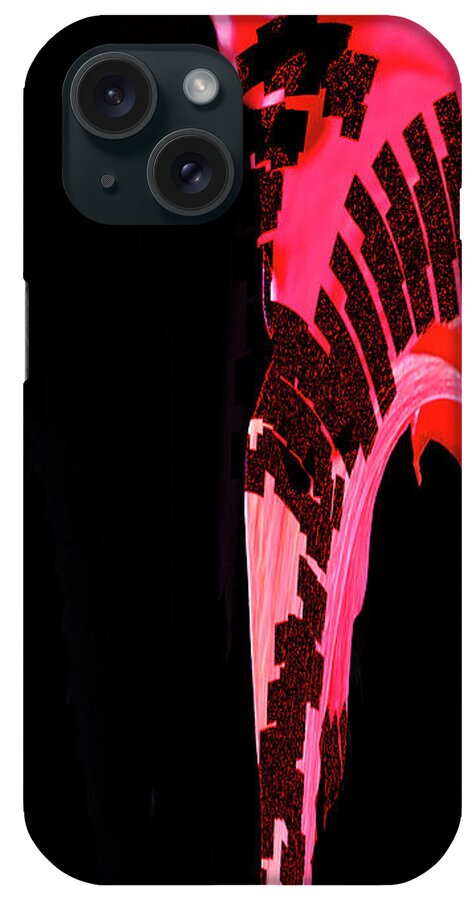 Abstract iPhone Case featuring the digital art Abstract 2005 by Gerlinde Keating - Galleria GK Keating Associates Inc