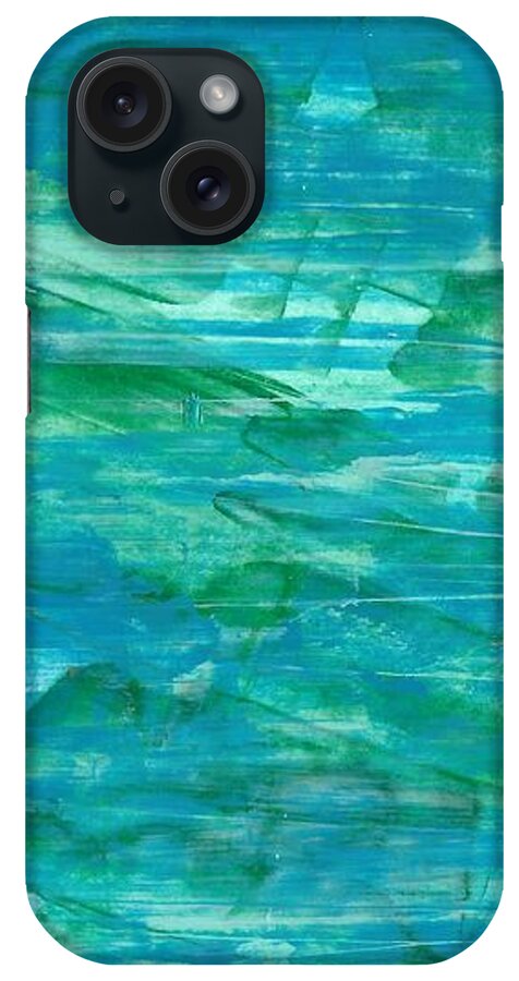 Art iPhone Case featuring the painting Take a dip, dear by Monica Martin