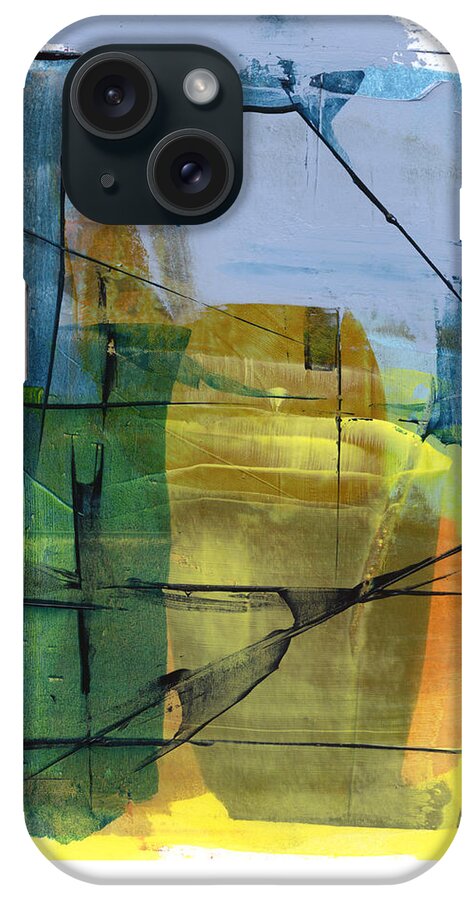 Abstract iPhone Case featuring the painting Untitled #528 by Chris N Rohrbach