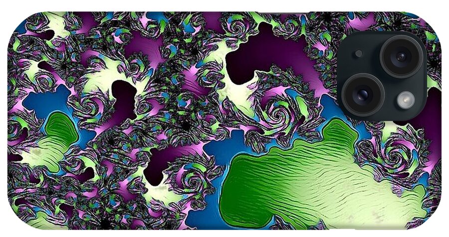 Digital Art iPhone Case featuring the digital art Abstract Fractal 122016.12 by Artful Oasis