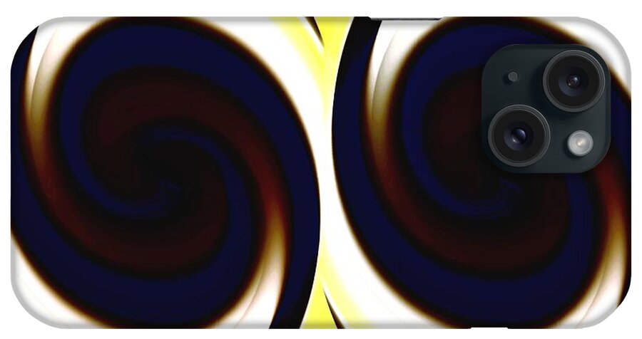 Abstract iPhone Case featuring the digital art Abstract Fusion 288 by Will Borden