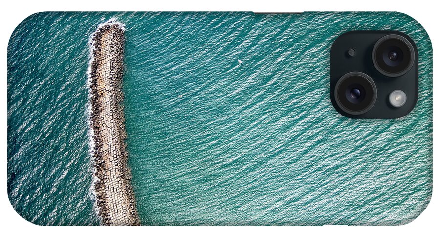Aerial iPhone Case featuring the photograph Abstract Ocean by Rick Deacon