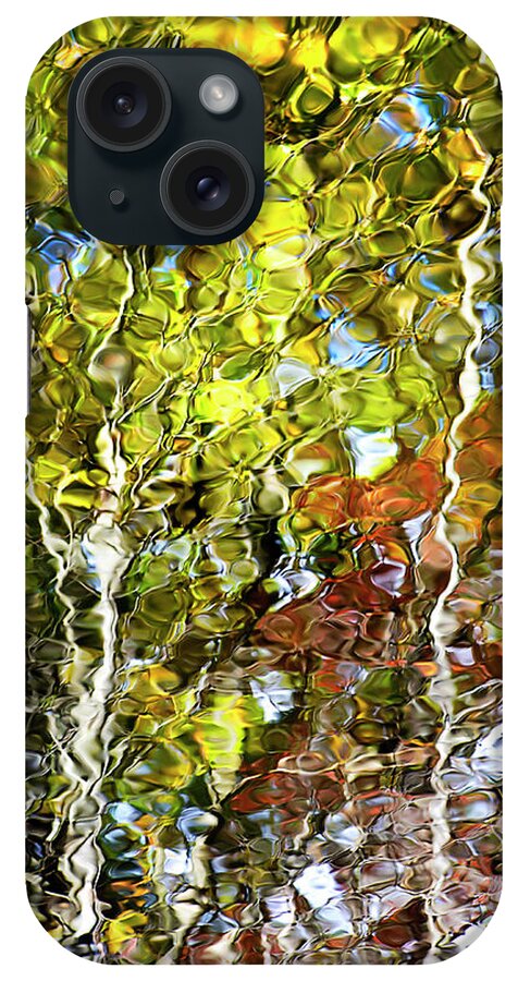 Abstract iPhone Case featuring the photograph Abstract Tree Reflection by Christina Rollo