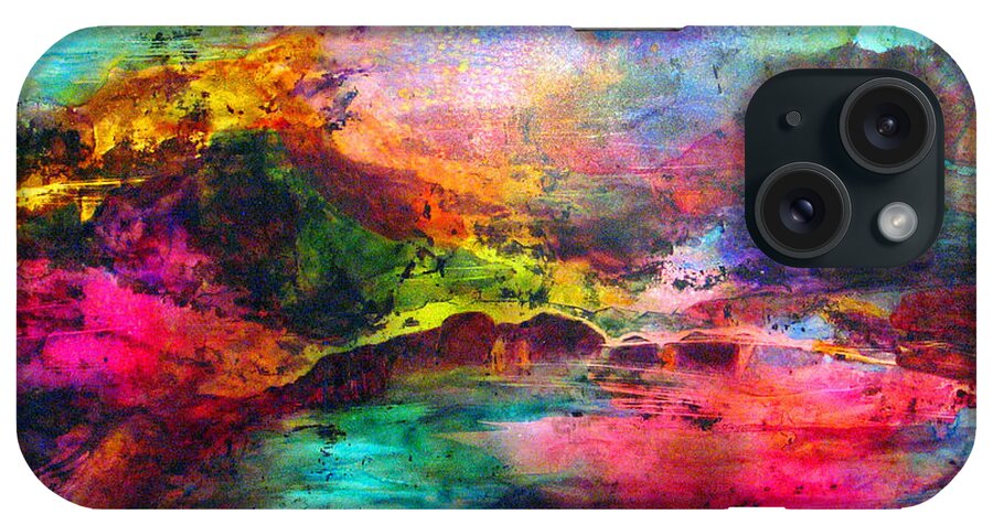 Bridge iPhone Case featuring the painting Across by Janice Nabors Raiteri