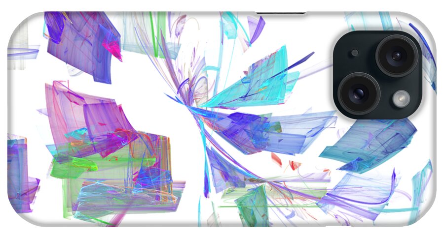 Pastel iPhone Case featuring the digital art Action in Pastel by Ilia -