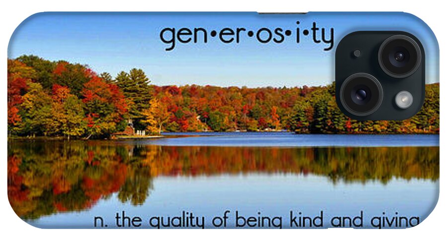 Diane Berry iPhone Case featuring the photograph Adirondack October Generosity by Diane E Berry