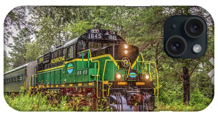 Adirondack Scenic Railroad iPhone Case featuring the photograph Adirondack Scenic RR Engine 1845 by Rod Best