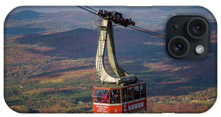 Cannon Mountain iPhone Case featuring the photograph Aerial Tram in Autumn by Kevin Craft
