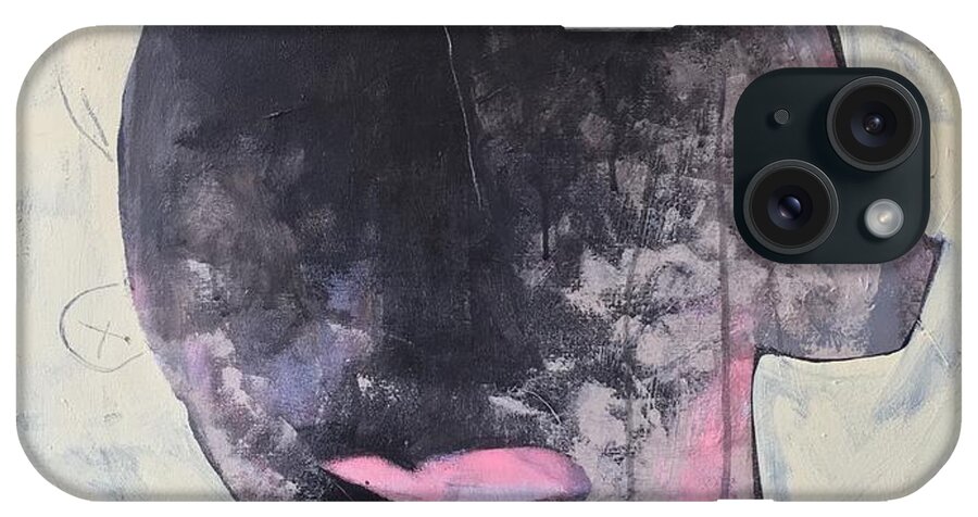  Abstract iPhone Case featuring the painting AETEAS No. 20 by Mark M Mellon