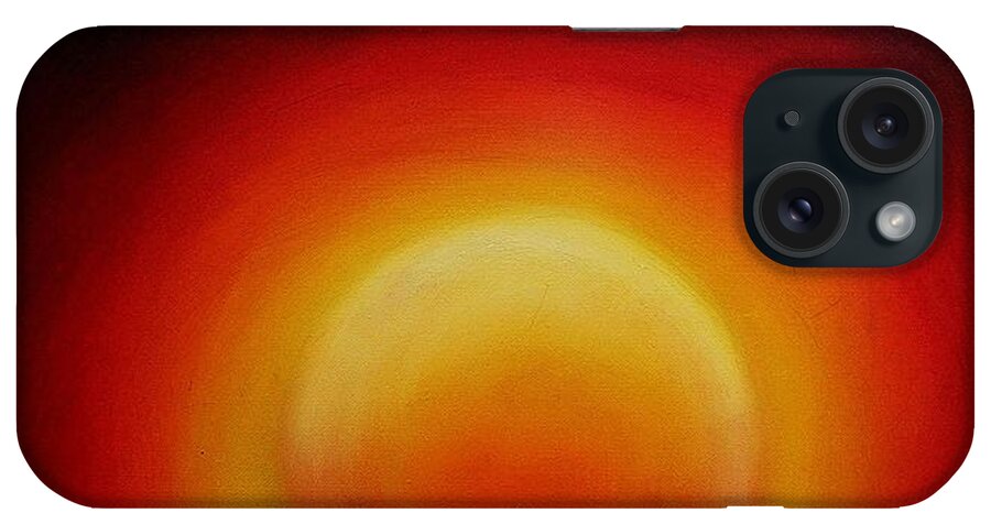  iPhone Case featuring the painting African Sunset #1 by James Dunbar