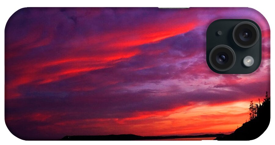 Sunset iPhone Case featuring the photograph After the Storm Sunset by Alana Ranney