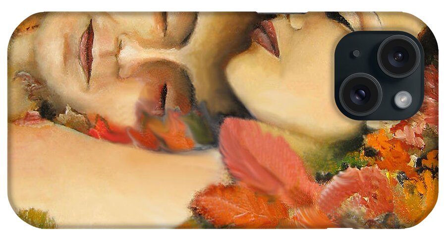 After The Loving iPhone Case featuring the painting Afternoon Of A Fawn by Leonardo Ruggieri