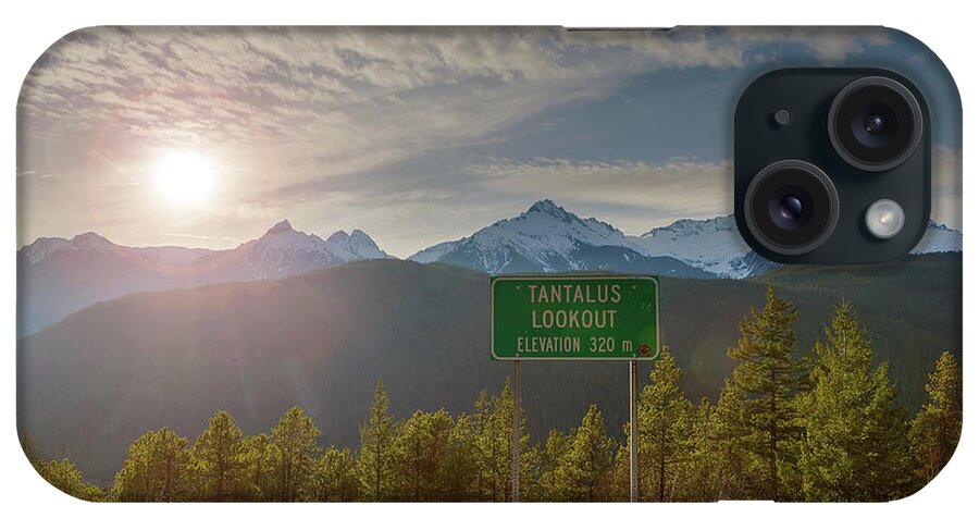 Tantalus iPhone Case featuring the photograph Afternoon Sun Over Tantalus Range from Lookout by David Gn