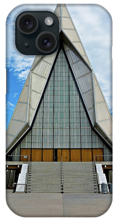 Air Force iPhone Case featuring the photograph Air Force Chapel Study 8 by Robert Meyers-Lussier