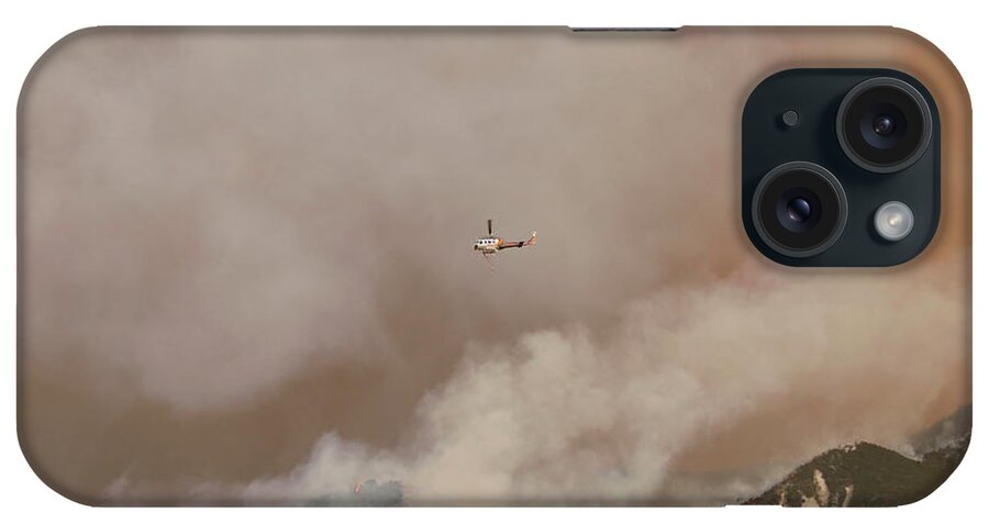 Fires iPhone Case featuring the photograph Alamo Fire - California by Art Block Collections