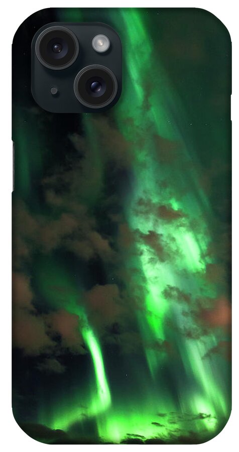 Alaska iPhone Case featuring the photograph Alaska Aurora Borealis by Scott Slone