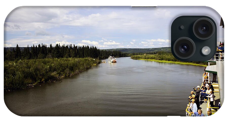 Boat iPhone Case featuring the photograph Alaska Shore Excursion by Madeline Ellis