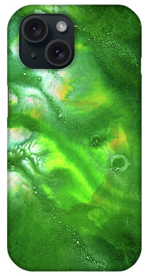 Gallery iPhone Case featuring the painting ALCHEMY 01c by Dar Freeland