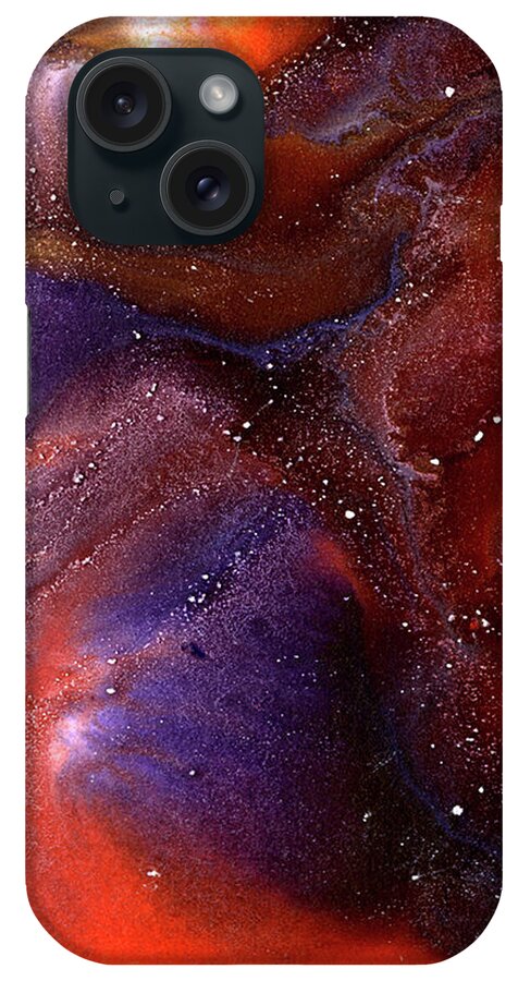 Gallery iPhone Case featuring the painting ALCHEMY 03g by Dar Freeland