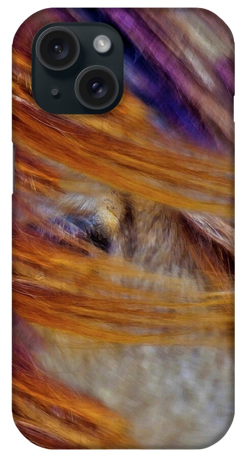 Retro iPhone Case featuring the photograph Alice in Ponyland by Amanda Smith