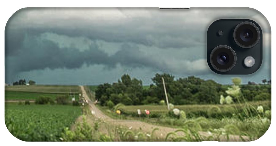 Lightning iPhone Case featuring the photograph All Roads Lead to The Storm by Paul Brooks