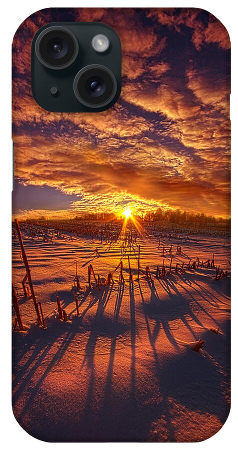 Winter iPhone Case featuring the photograph All the Things that I'd Like to Say by Phil Koch