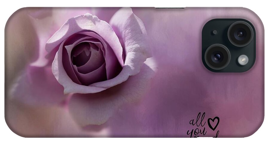 Rose iPhone Case featuring the photograph All You Need Is Love by Eva Lechner