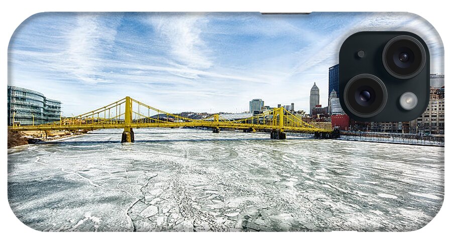 Allegheny River iPhone Case featuring the photograph Allegheny River Frozen Over Pittsburgh Pennsylvania by Amy Cicconi