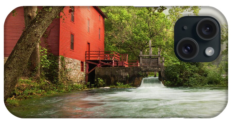 Alley Spring Mill iPhone Case featuring the photograph Alley Spring Mill - Square Format by Gregory Ballos