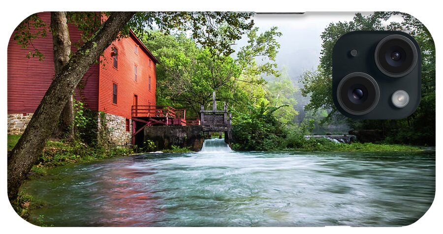America iPhone Case featuring the photograph Alley Spring Water Mill in Missouri by Gregory Ballos