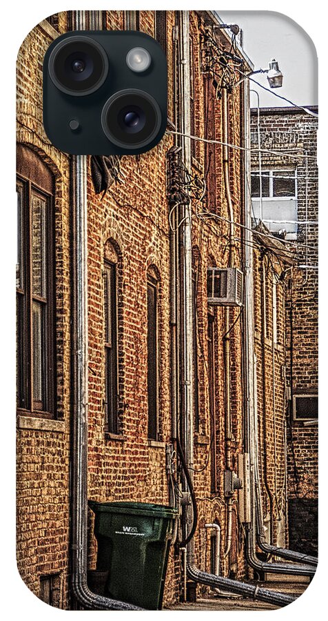 Alley iPhone Case featuring the photograph Alley Woodstock Illinois by Roger Passman