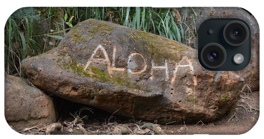 Rock iPhone Case featuring the photograph Aloha by Carolyn Mickulas