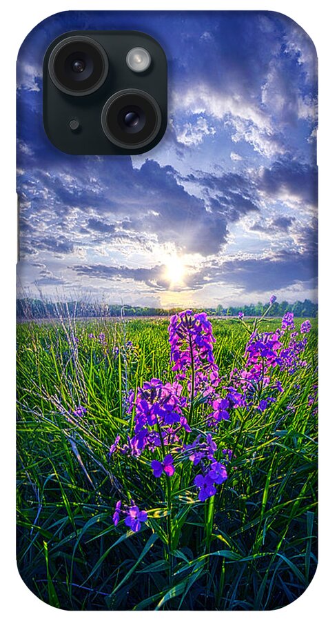 Purple iPhone Case featuring the photograph Alone In Our Dreams by Phil Koch