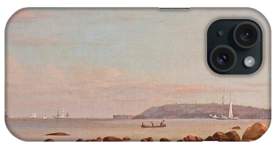 Along The New England Coast By Francis Augustus Silva iPhone Case featuring the painting Along The New England Coast by Francis Augustus Silva