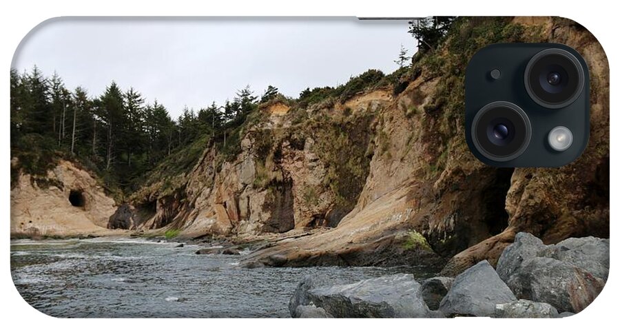 Oregon Coast iPhone Case featuring the photograph Along the Oregon Coast by Christy Pooschke
