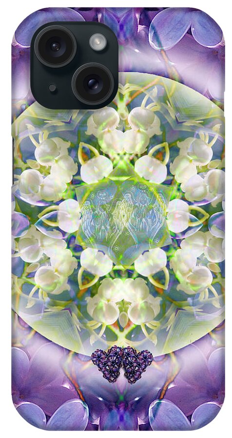 Mandala iPhone Case featuring the mixed media Always With You 3 by Alicia Kent