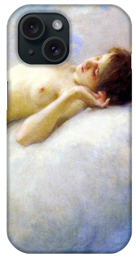 Lenoir iPhone Case featuring the painting Amable 1913 by Munir Alawi